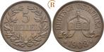5 Heller 1908 J Deutsch Ostafrika:, Postzegels en Munten, Munten | Europa | Niet-Euromunten, Verzenden