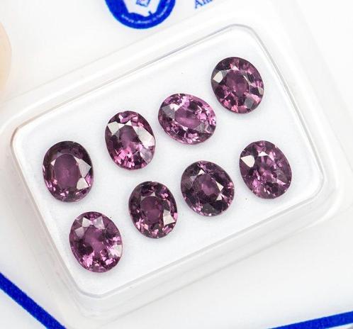 Zonder Minimumprijs - 8 pcs Spinel - 3.28 ct - Antwerp, Sieraden, Tassen en Uiterlijk, Edelstenen