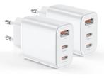 Veiling - 2x USB-C 30 W 3-poorts stekker oplader - Fast char, Nieuw