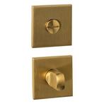 Deurbeslag | Wc-sluiting | Intersteel (Vierkant, Messing), Doe-het-zelf en Verbouw, Hang- en Sluitwerk, Verzenden, Nieuw