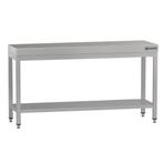GGM Gastro | RVS werktafel ECO - 1800x600mm - met bodemplaat, Verzenden, Nieuw in verpakking, Meubilair