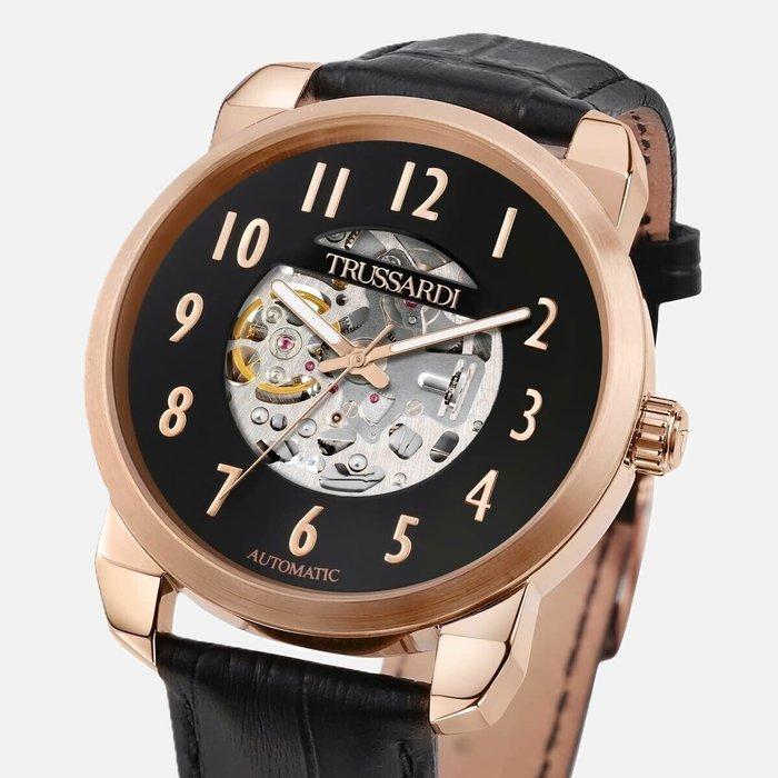 Trussardi - Automatic - Premium Skeleton - Seiko Cal. 24, Sieraden, Tassen en Uiterlijk, Horloges | Heren