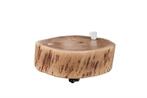Boomstam salontafel GOA 60cm naturel acacia massief hout, Huis en Inrichting, Tafels | Salontafels, Ophalen of Verzenden, Nieuw