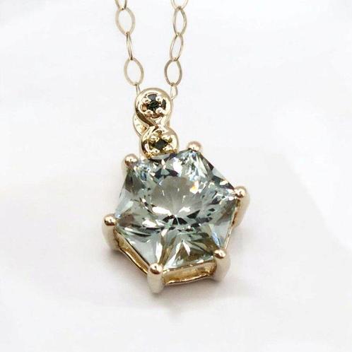 Zonder Minimumprijs - Ketting met hanger - 14 karaat Geel, Sieraden, Tassen en Uiterlijk, Antieke sieraden