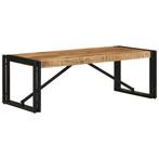 vidaXL Salontafel 100x50x35 cm massief ruw mangohout, Verzenden, Nieuw, Overige houtsoorten, 100 tot 150 cm