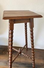 Bijzettafel - Plantentafel eik met bewerking - Eik - Eik