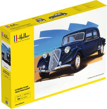 Heller 80799 Citroen 15 SIX Traction Avant Bouwpakket beschikbaar voor biedingen