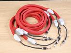 WK Audio TheRed highend audio speaker cables 2,5 metre, Ophalen of Verzenden, Gebruikt, Overige kabels