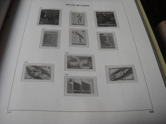 België - Album Davo Luxe 1995 tot 1999, helder kristal en in, Postzegels en Munten, Postzegels | Europa | België