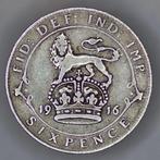 Verenigd Koninkrijk. George V. 6 Pence 1916 (Zonder, Postzegels en Munten