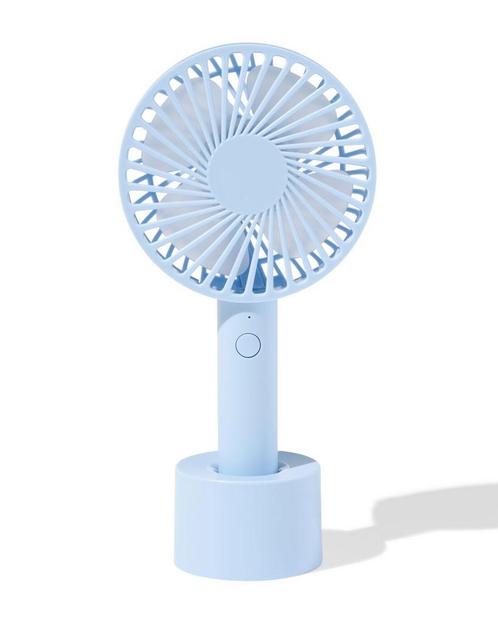 HEMA Handventilator Ø10cm mat blauw, Witgoed en Apparatuur, Airco's, Nieuw, Verzenden