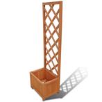 vidaXL Plantenbak met klimrek 40x30x135 cm, Verzenden, Minder dan 60 cm, Nieuw, 60 cm of meer