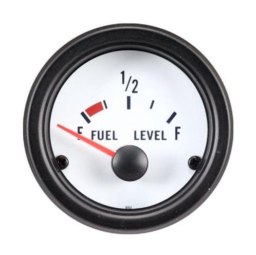 Performance Instrument Wit Brandstofniveau 52mm, Auto diversen, Auto-accessoires, Nieuw, Ophalen of Verzenden