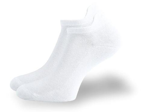 SQOTTON® Badstof Sneakersokken met lipje - Naadloos - Wit, Kleding | Heren, Sokken en Kousen, Verzenden