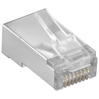 RJ45 connector Cat5e | S/FTP (Voor soepele kern, 10 stuks), Computers en Software, Pc- en Netwerkkabels, Nieuw, Verzenden