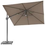 Voyager T2 zweefparasol 270x270 cm Havanna met 75 KG voet, Tuin en Terras, Parasols, Ophalen of Verzenden, Nieuw