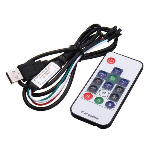 Digital LED Strip controller met afstandsbediening | 5 Volt, Huis en Inrichting, Lampen | Overige, Ophalen of Verzenden