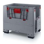 Opvouwbare palletbox 1200x800x1000mm met 4 inwerpluiken,, Doe-het-zelf en Verbouw, Kratten en Dozen, Gebruikt, 100 cm of meer