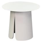 Barolo bijzettafel 45cm rond H39cm aluminium latte, Ophalen of Verzenden, Nieuw, Aluminium