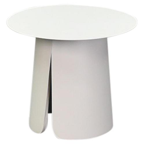 Barolo bijzettafel 45cm rond H39cm aluminium latte, Tuin en Terras, Tuintafels, Nieuw, Aluminium, Ophalen of Verzenden