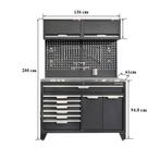 Gereedschapskasten set wandlengte 136 cm. brede 7 laden, Ophalen of Verzenden, Nieuw