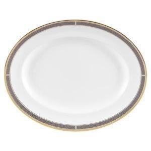 Wedgwood Shagreen Cocoa Serveerschaal, Huis en Inrichting, Keuken | Servies, Nieuw, Overige materialen, Overige stijlen, Verzenden