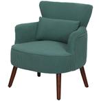 TRUUSK Fauteuil Met Rugleuning, Afgeronde Armleuningen, Gest, Verzenden, Nieuw