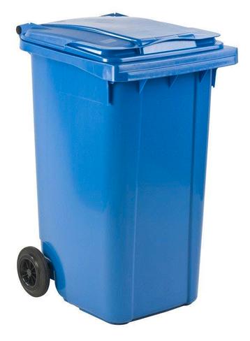 Afvalcontainer 240 liter blauw beschikbaar voor biedingen