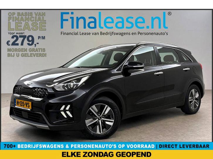 Kia Niro 1.6 GDi Hybrid 141PK DynamicLine Cam Adap. Cruise, Auto's, Kia, Lease, Automaat, SUV of Terreinwagen, Hybride Elektrisch/Benzine