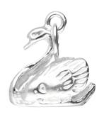 Zilveren Zwaan ketting hanger, Verzenden, Nieuw
