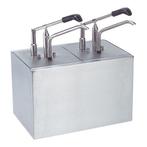 Saus dispenser rvs - 2x 1/6GN, Verzenden, Nieuw in verpakking