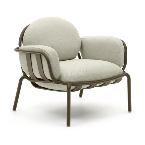 *WOONWINKEL* Kave Home Joncols Outdoor Fauteuil Groen Alumin, Tuin en Terras, Tuinsets en Loungesets, Nieuw, Verzenden