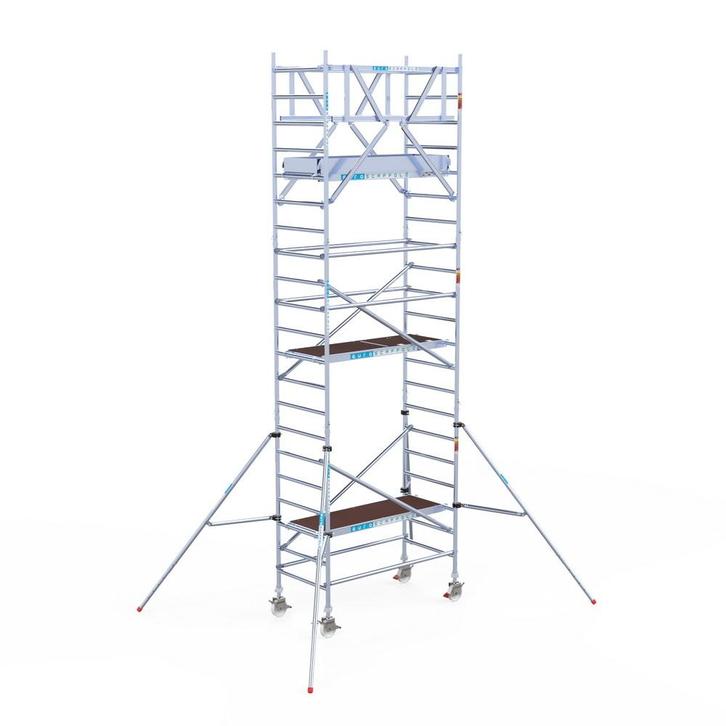 Rolsteiger Original 90x190 7,2m werkhoogte vrijstaand, Doe-het-zelf en Verbouw, Steigers, Rolsteiger of Kamersteiger, Nieuw, 5 meter of hoger