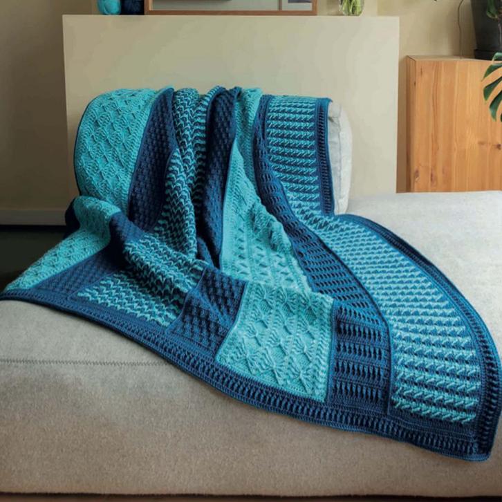 Haakplein CAL 2025 True Colors Deken - Atlantis Dream - Ha, Hobby en Vrije tijd, Breien en Haken, Ophalen of Verzenden