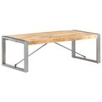 vidaXL Salontafel 120x60x40 cm ruw mangohout, 100 tot 150 cm, Verzenden, Nieuw, 50 tot 100 cm