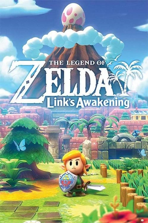 Poster The Legend of Zelda Links Awakening 61x91,5cm, Verzamelen, Posters, Nieuw, A1 t/m A3, Verzenden