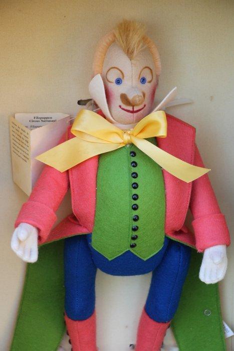 Steiff: Clown Noso, vilten pop - Pop - 1990-2000 - Duitsland, Antiek en Kunst, Antiek | Speelgoed