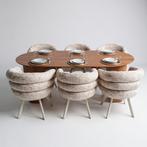 Tafel Plat Ovaal Eikenhout  Half Rond  240x100, Huis en Inrichting, Tafels | Eettafels, Nieuw