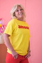 T-shirt Amour geel, Kleding | Dames, T-shirts, Ophalen of Verzenden, Nieuw