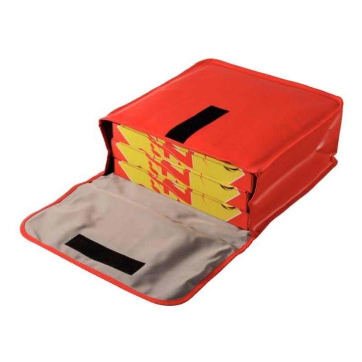 Pizza bezorgtas - vinyl - 43x43x18cm, Zakelijke goederen, Horeca | Keukenapparatuur, Nieuw in verpakking, Ovens, Magnetrons en Steamers