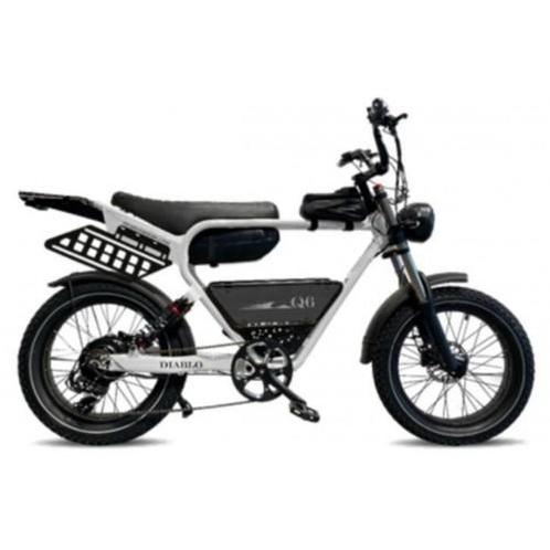 Diablo Q6 Elektrische-Fatbike 7 Versnellingen Hydr.Disc, Fietsen en Brommers, Elektrische fietsen, Nieuw, Ophalen of Verzenden