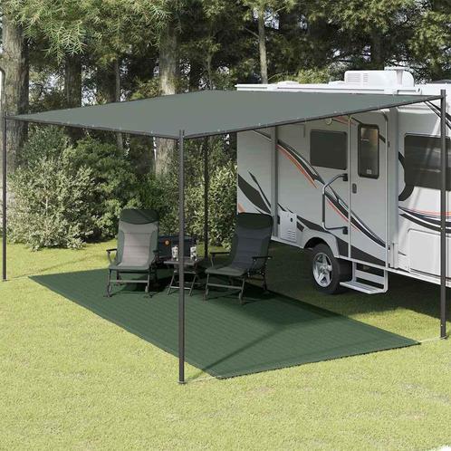 vidaXL Tenttapijt 250x600 cm HDPE groen, Caravans en Kamperen, Kampeeraccessoires, Nieuw, Verzenden