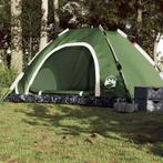 vidaXL Tent 5-persoons snelontgrendeling groen, Caravans en Kamperen, Tenten, Verzenden, Nieuw, Tot en met 2