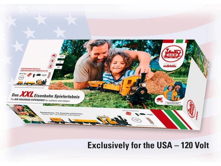 LGB 72503 Startset Baustellenzug 120 Volt (Startsets), Hobby en Vrije tijd, Modeltreinen | Overige schalen, Overige typen, Nieuw