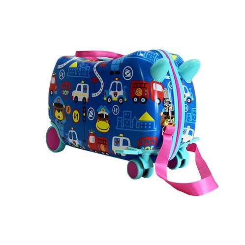 Ride on kinderkoffer- Kinderkoffer - Politie - Handbagage, Sieraden, Tassen en Uiterlijk, Koffers, Minder dan 35 cm, Minder dan 50 cm