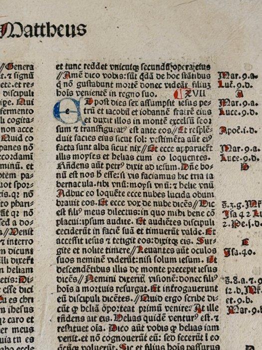 Nicolaus de Lyra - Biblia latina postilis Nicolai de Lyra,, Antiek en Kunst, Antiek | Boeken en Bijbels
