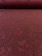 Damast geweven bordeaux/grape kleur stof, gemaakt in Italië., Antiek en Kunst, Antiek | Kleden en Textiel