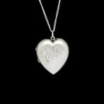 Zonder Minimumprijs - Vintage sterling silver heart photo