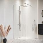 Douchewand Florida 60 x 200 cm Chroom – Inloopdouche 8 mm, Doe-het-zelf en Verbouw, Verzenden, Nieuw, Douche