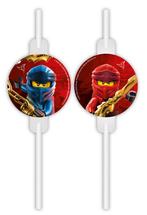 Lego Ninjago Rietjes 4st, Hobby en Vrije tijd, Feestartikelen, Verzenden, Nieuw
